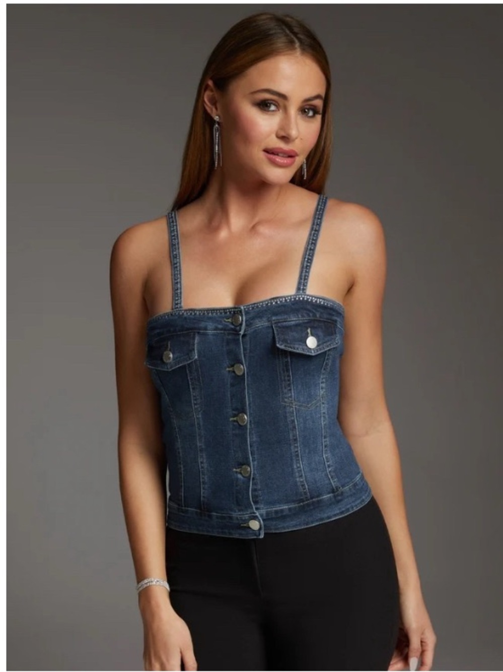 Bebe The Button Front Corset